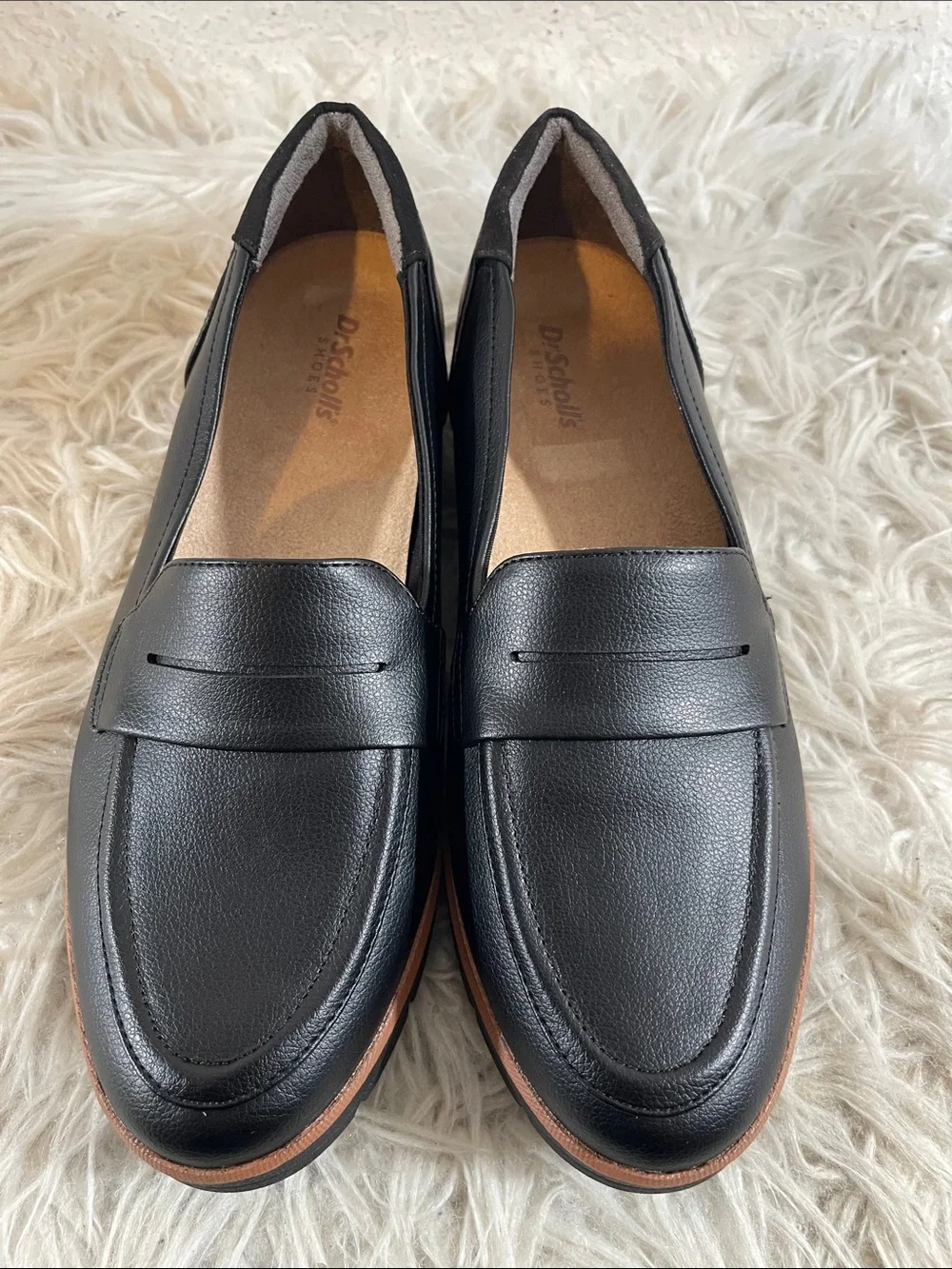 DR. SCHOLL’S Nice Day Loafer Slip In Shoes Black  Size 8 NEW